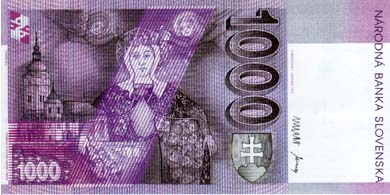 rubová strana bankovky