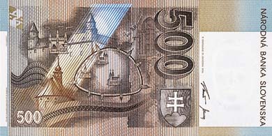 rubová strana bankovky