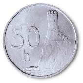 Bankovky a mince, 50 halierov