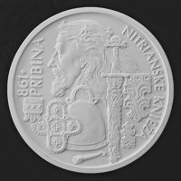 Pribina – the Prince of Nitra - reverz Pribina – the Prince of Nitra - reverz