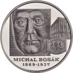 Strieborná zberateľská eurominca v nominálnej hodnote 10 eur - Michal Bosák – 150. výročie narodenia