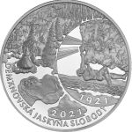 Strieborná zberateľská eurominca v nominálnej hodnote 20 eur - Objavenie Demänovskej jaskyne slobody - 100. výročie